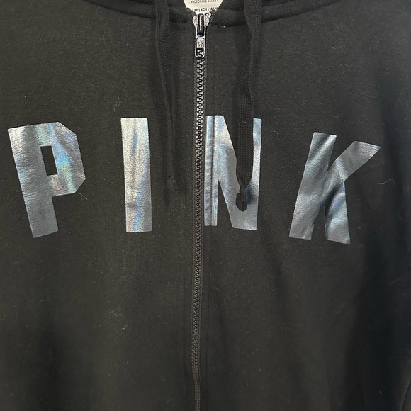 Pink Victoria’s Secret Zip Up - Picture 2 of 8